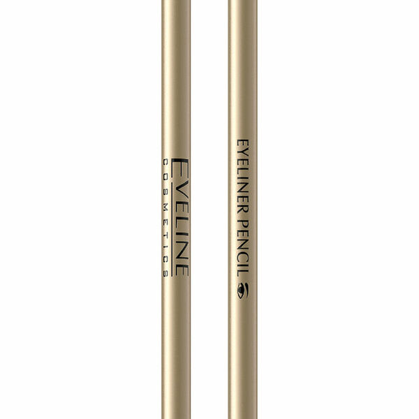 Eveline Карандаш для макияжа глаз Eyeliner Pencil контурный с точилкой, 1.7 г, Black