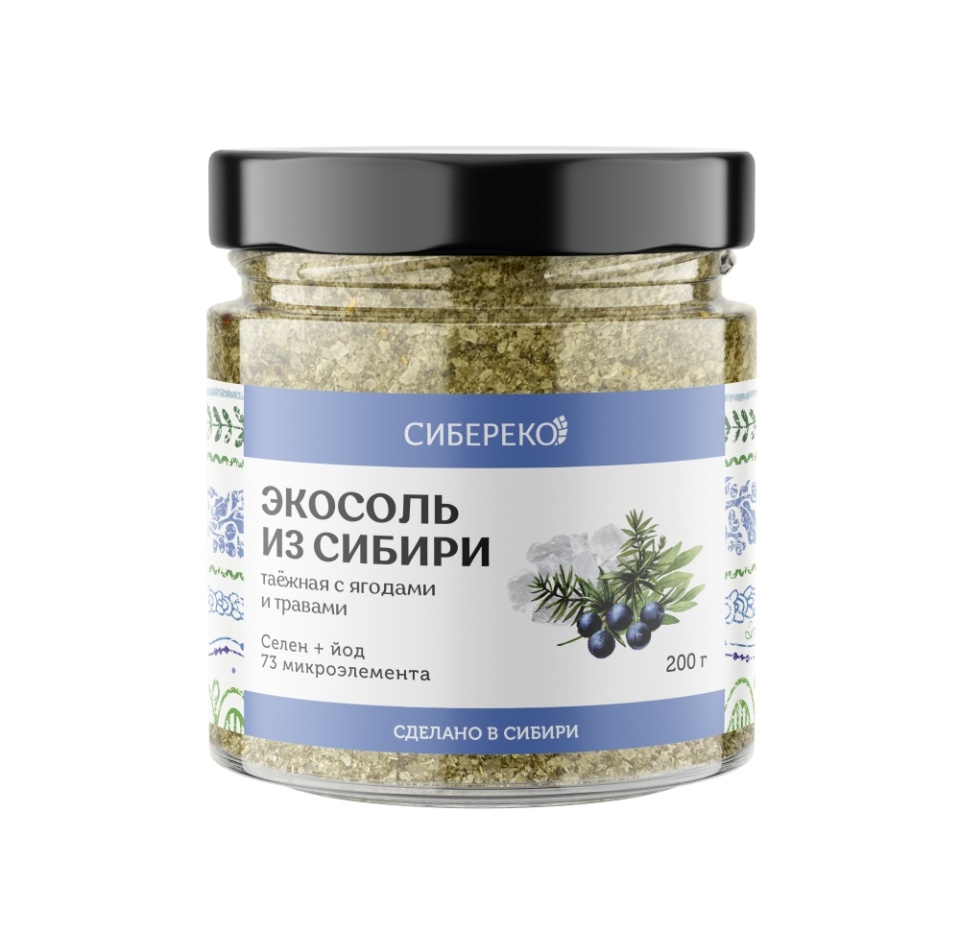 

Соль Сибереко с ягодами и травами 200 г