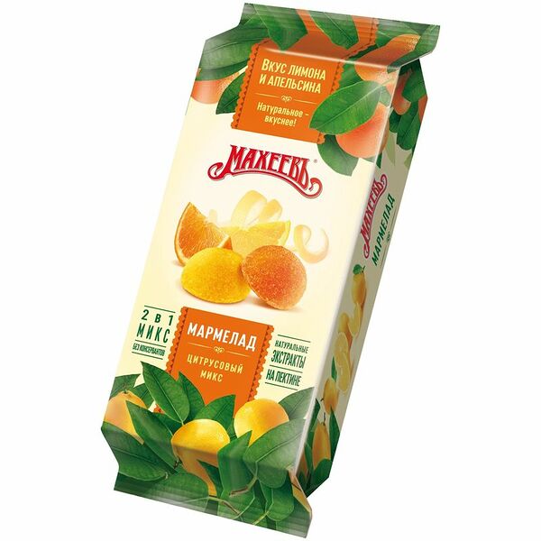 Мармелад - цитрусовый микс Махеевъ, 250г