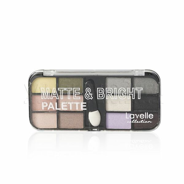 Тени для век Lavelle Matte & Bright 12 цветов 01 9г