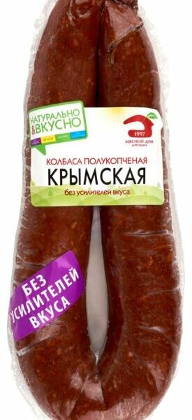 Колбаса полукопчёная Крымская Мясной Дом Бородина