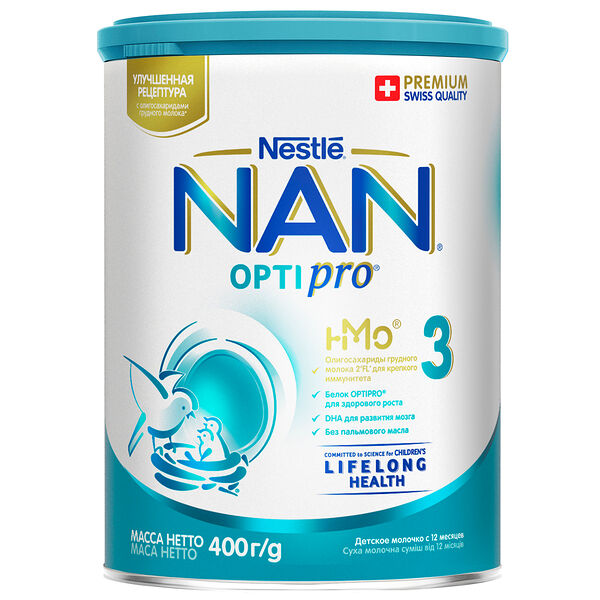 Nan Optipro N3 молочная смесь 400г