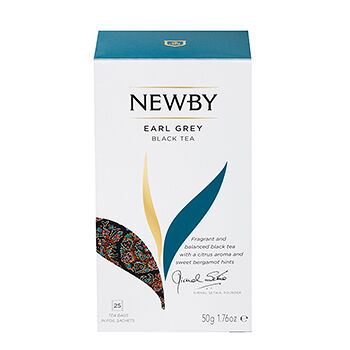 Чай черный Newby Earl Grey в пакетиках, 25 шт.