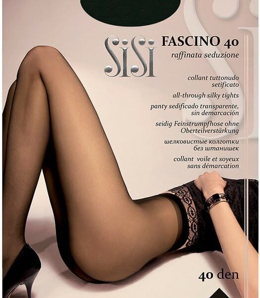 Колготки SiSi Fascino 40 Nero Черные Размер 3