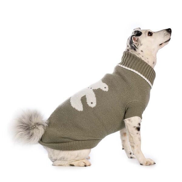 Свитер для собак 50см 3XL серый (унисекс)