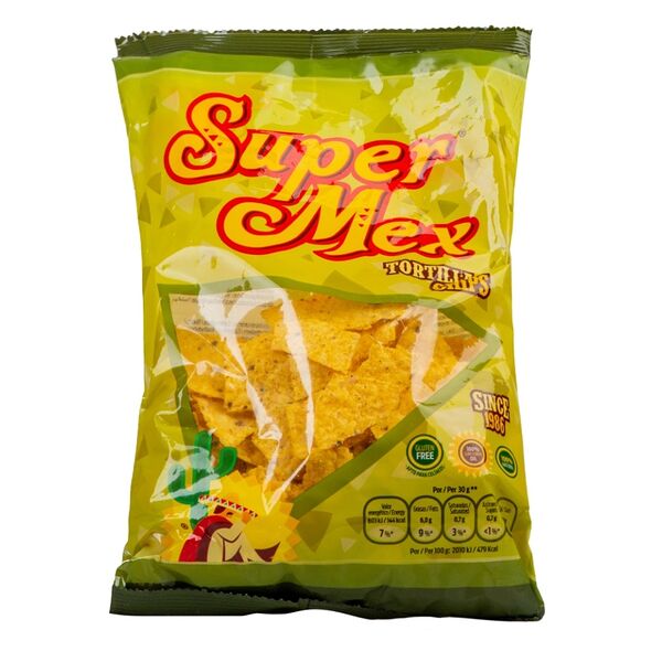 Чипсы Super Mex Nachos кукурузные с солью 180 г