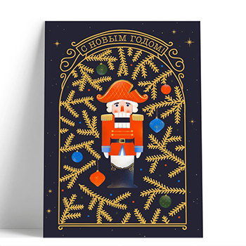 

Открытка O'paper paper Щелкунчик