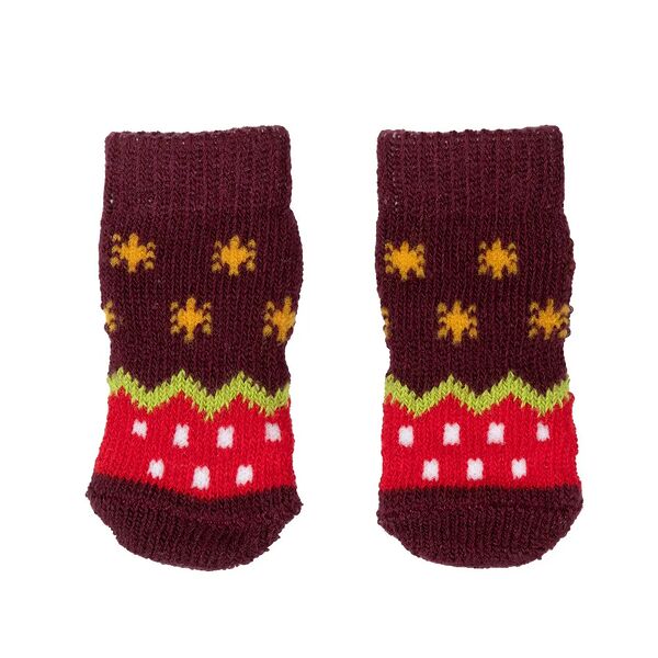 Носки для кошек и собак M фиолетовый (унисекс)