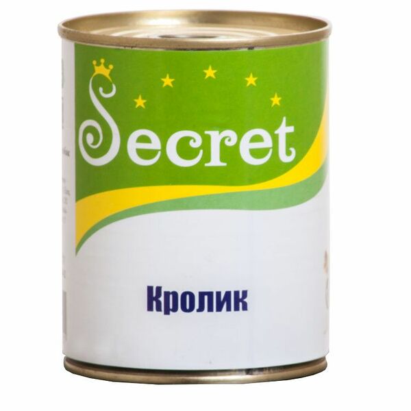 Secret Кролик консерва для собак 850 г