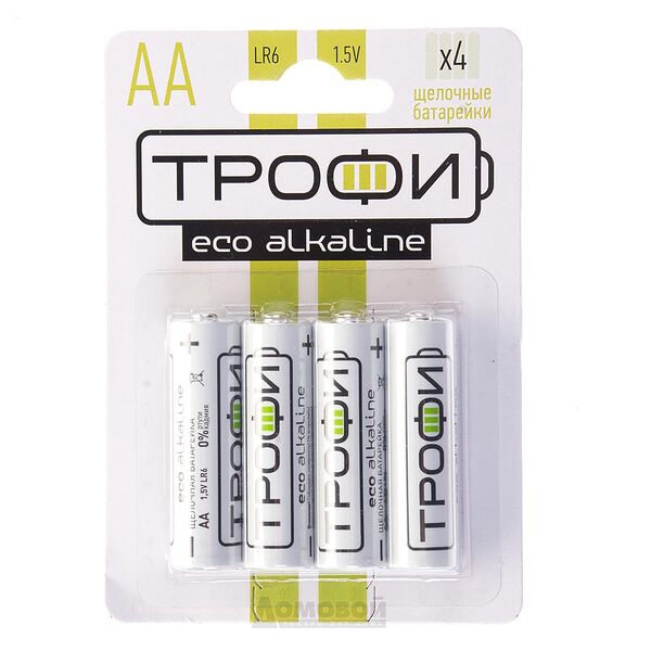 Элемент питания Трофи AA-LR6 4 шт.