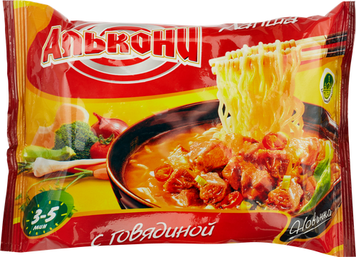 

Лапша АЛЬКОНИ с говядиной, 85г
