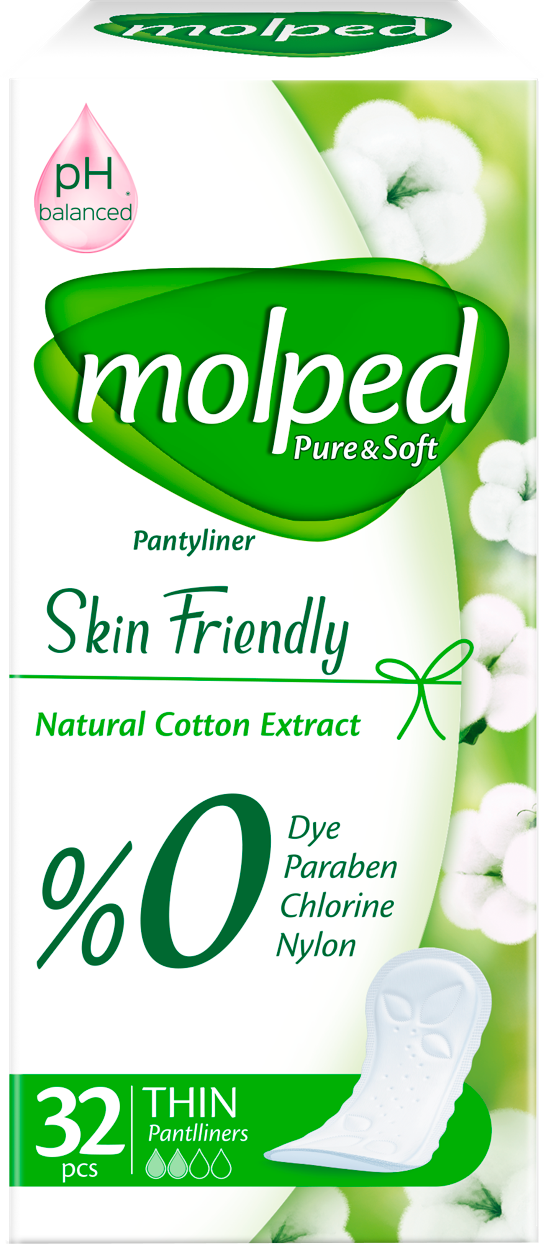 

Прокладки ежедневные Molped Pure&Soft 32 шт