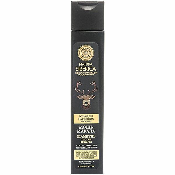 Шампунь против перхоти Natura Siberica Men Мощь Марала 250 мл