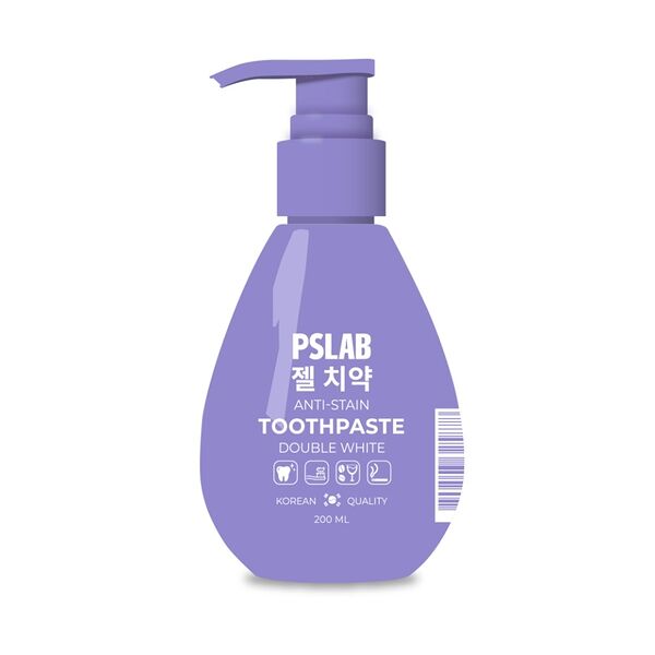 Зубная паста Pslab Double White отбеливающая 200 мл