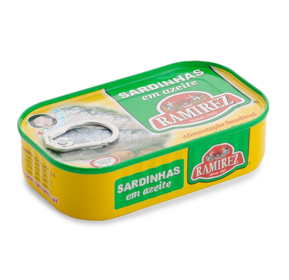 

Сардины в оливковом масле Ramirez 125 г