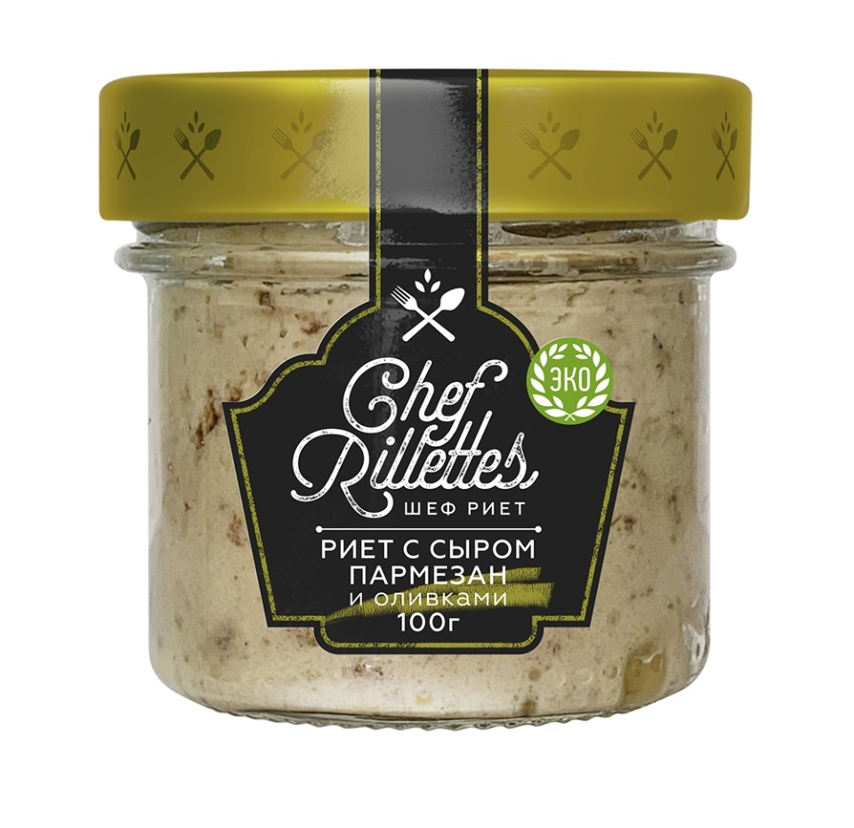 

Риет Путина из икры трески с оливками и сыром пармезан 100 г