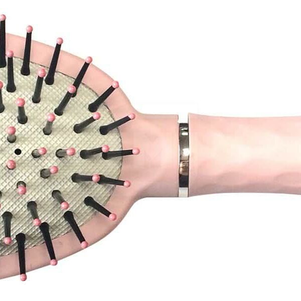 Расческа для волос Laf массажная овальная розовая 9551g-d