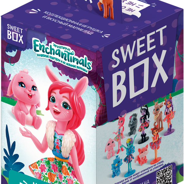 Мармелад жевательный Sweet Box Enchantimals с игрушкой, в ассортименте, 10г