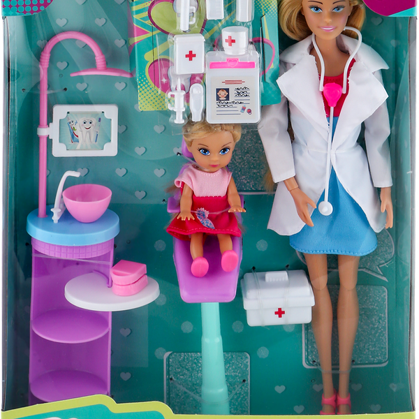 Набор игровой Bigga кукла-стоматолог, 13 предметов