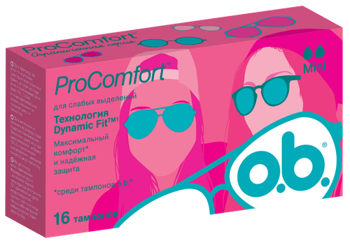

Тампоны O.b. ProComfort Mini 16 шт.
