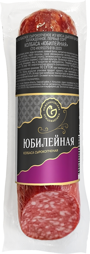 

Колбаса сырокопченая ПФ МЕЖЕНИНОВСКАЯ Юбилейная, 1-й сорт, 200г