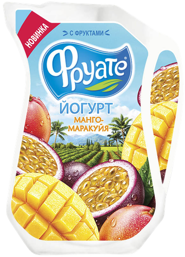 

Йогурт питьевой Фруате с манго и маракуйей 1.5 % без змж 250 г