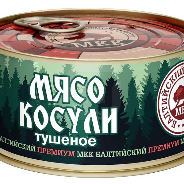 Мясо косули Мкк Балтийский тушеное