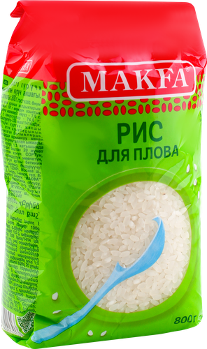

Рис Makfa круглозерный для плова 800 г