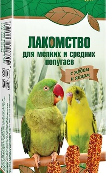 Лакомство для попугаев Triol мед яйцо 3шт