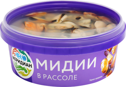

Мясо мидий Чилийских Меридиан в рассоле 270 г