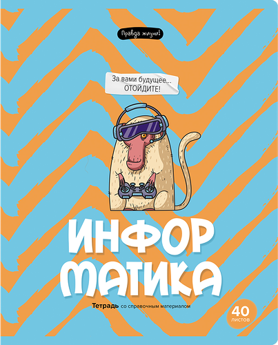 Тетрадь BG Правда жизни Информатика, 40 листов, Арт. ТП5ск40 12200