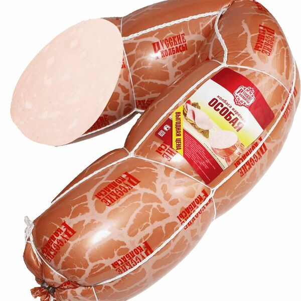 Колбасы варёные Русские Особые высший сорт