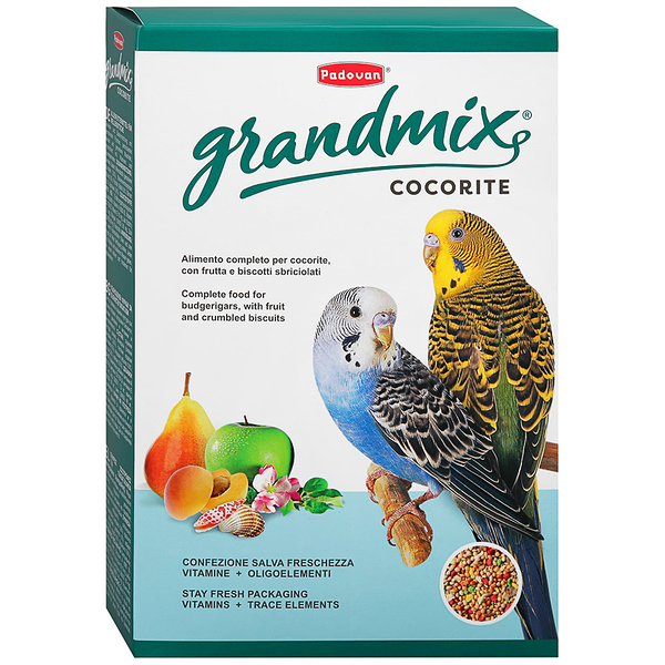 Корм для волнистых попугаев ПАДОВАН Grandmix Сocorite