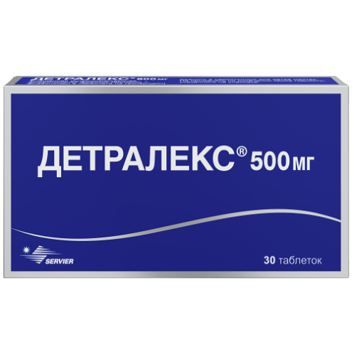 Детралекс 500 мг 30 шт таблетки