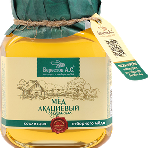 Мед акациевый БЕРЕСТОВ А.С. Избранное 500 г