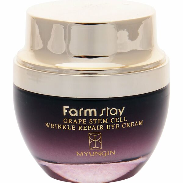 FARMSTAY Крем для глаз с фитостволовыми клетками винограда восстанавливающий, 50 мл