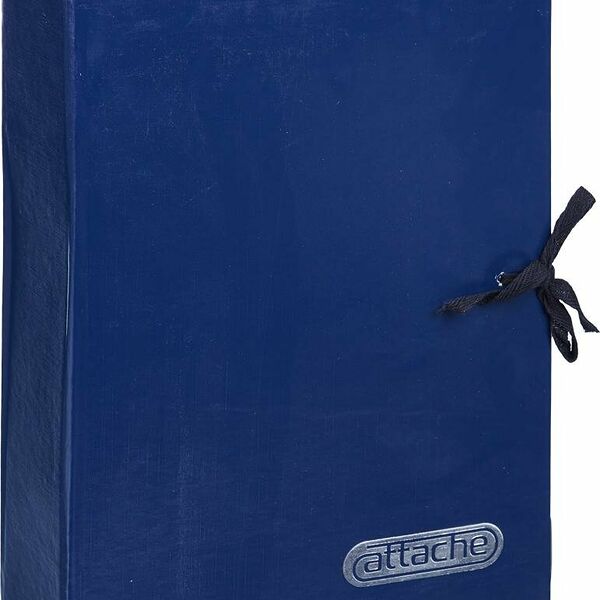 Папка архивная Attache ,70 мм бумвинил, синяя