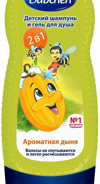 Шампунь и гель для душа детский Bubchen Ароматная дыня 230 мл