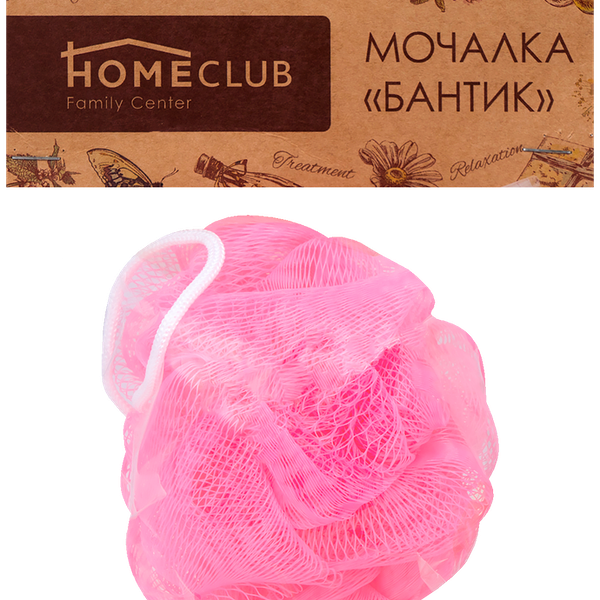 Мочалка HOMECLUB Бантик