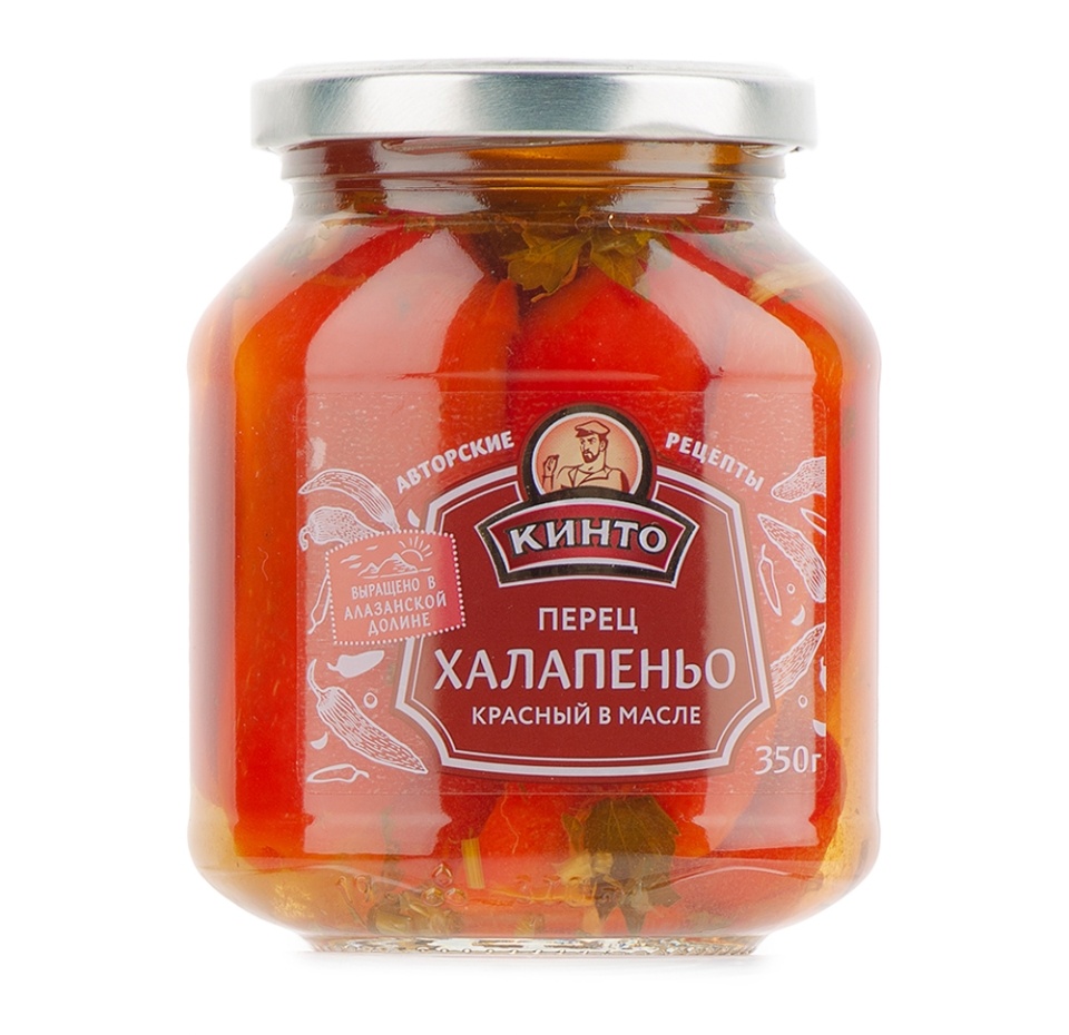 

Перец Кинто Халапеньо красный в масле, 350 г