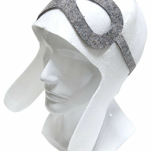 Шапка банная Пилот эконом из синтетического войлока ГлавБаня