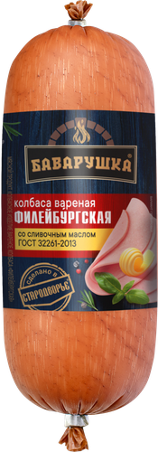 

Колбаса вареная Баварушка Филейбургская со сливочным маслом, 450 г