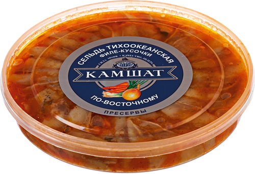 

Сельдь Камшат По-восточному филе-кусочки 180 г
