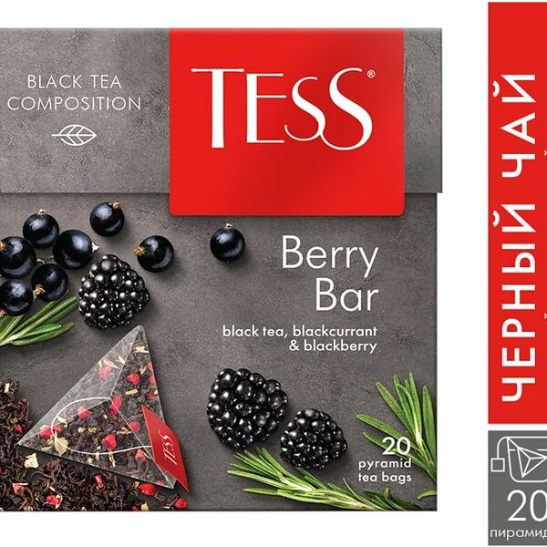 Чай черный Tess Berry Bar 20*1.8г