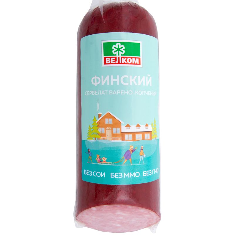 

Сервелат Велком варёно-копчёный Финский 290 г