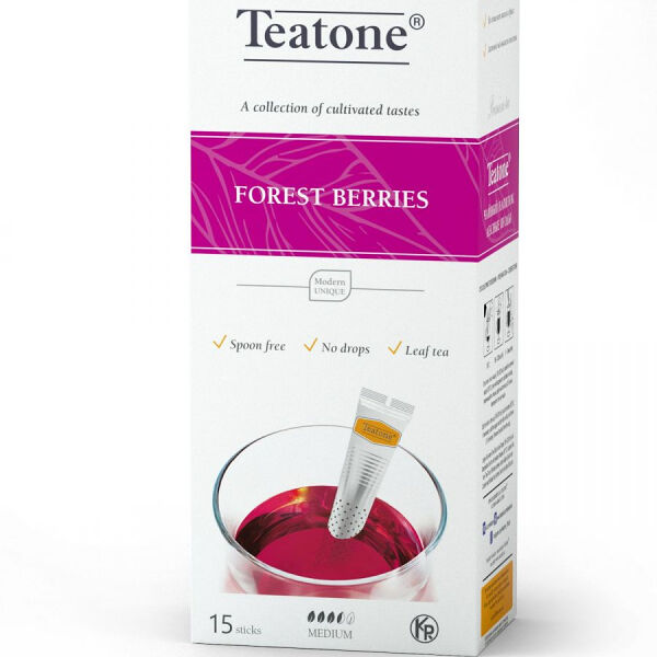 Чайный напиток Teatone Forest Berries Лесные ягоды в стиках, 15 шт.