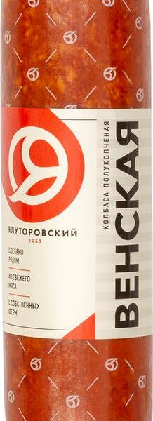 Колбаса Ялуторовский МК Венская полукопченая 400г