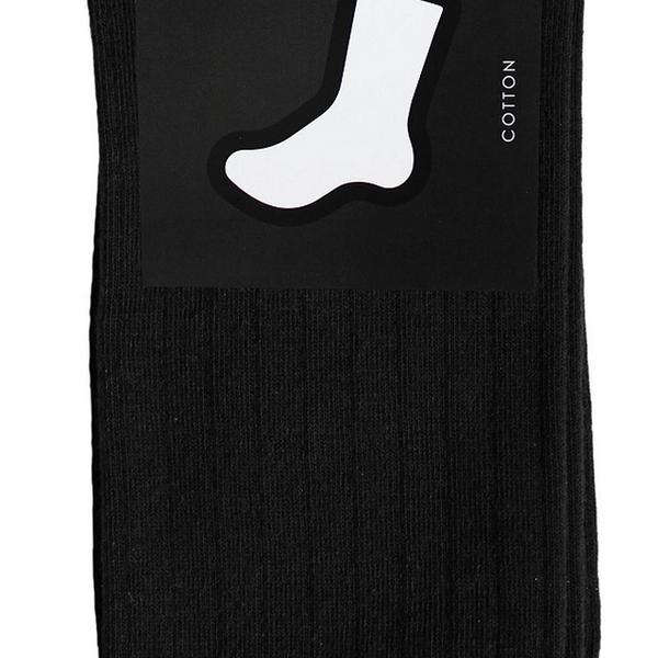 Носки мужские Marso НМГ-0108 хлопок-полиамид черные с принтом, 39-41