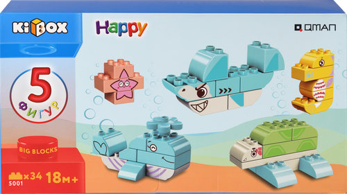 

Конструктор Kibox Динозавр-трансформер 375 деталей