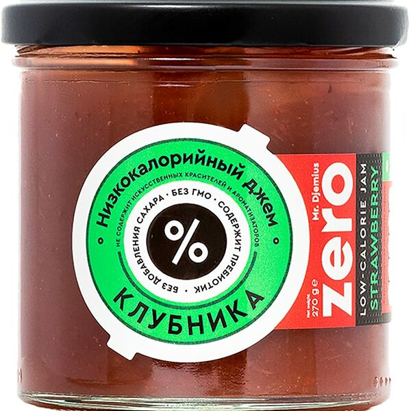 Джем Mr.Djemius Zero Низкокалорийный клубника 270г